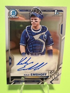 2021 Bowman Kale Emshoff Chrome Prospect Auto 1st #CPA-KE