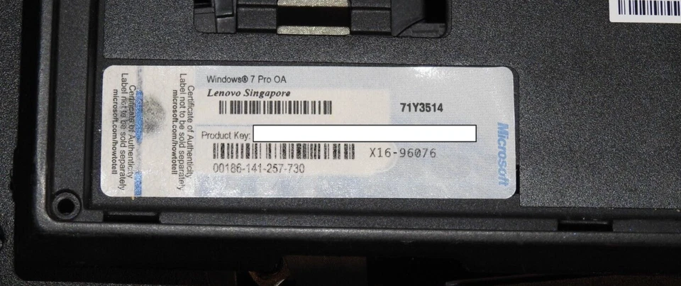 Windows 7 Pro Professional Key Lizenz Produktschlüssel - Bild 1 von 1