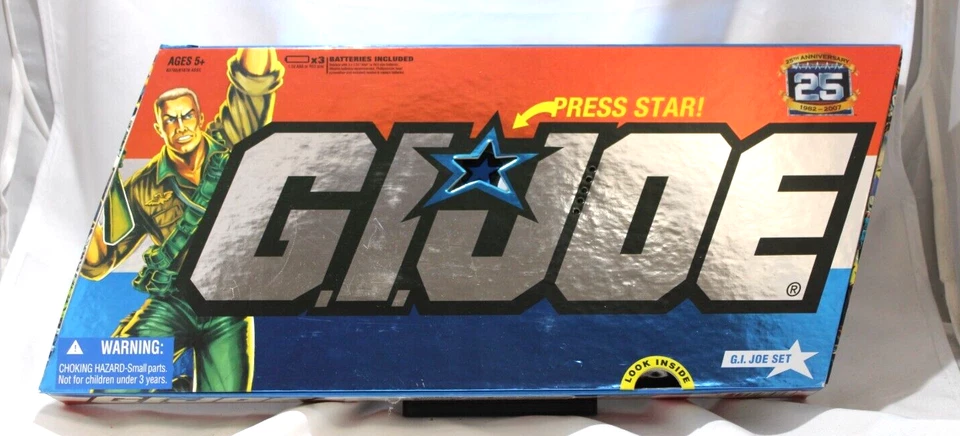 G.I. Joe 25th Anniversary 5 Pack Collectors Lot Cobra & Joe Sets Hasbro 3.75"