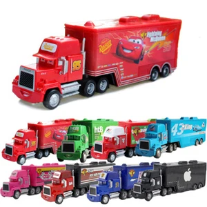 Cars Lightning McQueen Disney 1:55 Hauler Mack Truck & Car Model Toys Toys Gift - Bild 1 von 247