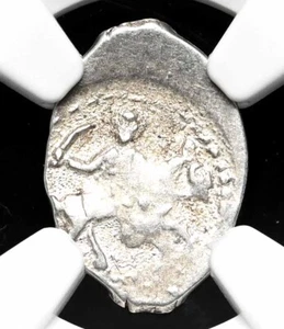 RUSSIA. Ivan IV "The Terrible", 1533-1584. Silver Sword Kopek, NGC MS61 - Picture 1 of 4