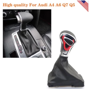 Automatic Gear Shift Knob Gearbox Handle for Audi A6 A5 A4 A3 Q5 Q7 06-2011 - Picture 1 of 21
