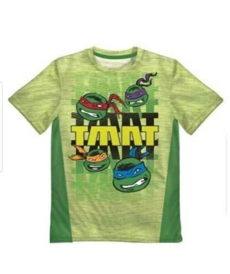 Big Boys Marvel Nickelodean Ninja Turtles Mesh Active Tee T-Shirt L, XL, 2XL NEW - Image 1 of 4