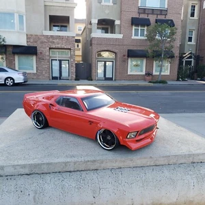 200mm 1/10 Custom Paint MUSTANG FOX Drift 4Tec-2 Sport3 DC10 MST TT02 Body Only - Picture 1 of 7
