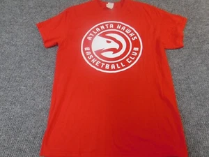 Atlanta Hawks MEns Shirt Medium Red NBA Basketball - Picture 1 of 11