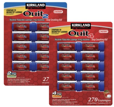 Kirkland Quit 4mg or & 2mg  Cherry Nicotine Polacrilex 270 Pieces  Ex. 4-2027 - Image 1 of 4