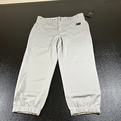 New Balance Prospect 2.0 Softball Pants Girls Youth Extra Large Gray 31x21" New - Image 1 of 4
