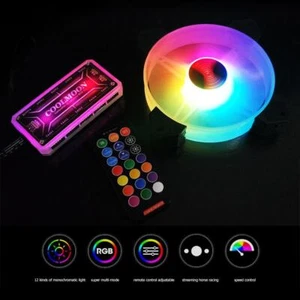 120mm RGB Cooling Fan Chassis Gorgeous Quiet Radiator (Single Fan) - Photo 1/7