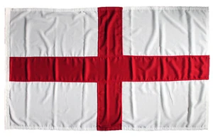 St Georges flag MoD approved sewn england stitched rope toggle 5x3ft outdoor - Picture 1 of 3