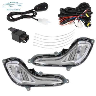 Par de faros antiniebla para parachoques delantero Kit para Hyundai Accent 922011R010 2012-2016 Foto 1 de 4