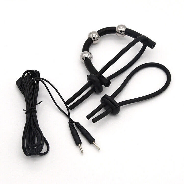 ESTIM Reizstrom Schlaufen Set inkl. Kabel Elektromtimulation ähnlich wie Tens - Bild 1 von 1