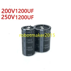 Condensador electrolítico de aluminio 1200uF 200V 250V 30*30/35/40/50 35*45 totalmente nuevo - Imagen 1 de 3