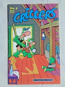 Critters No. 5 de noviembre de 1986 primera impresión junio 1986 Fantagraphics en estado bastante bueno/casi nuevo (9,0) - Imagen 1 de 10