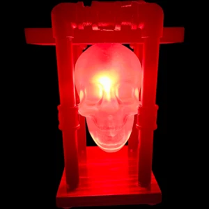 Glowing Glass Skull Bar Light - Picture 1 of 6