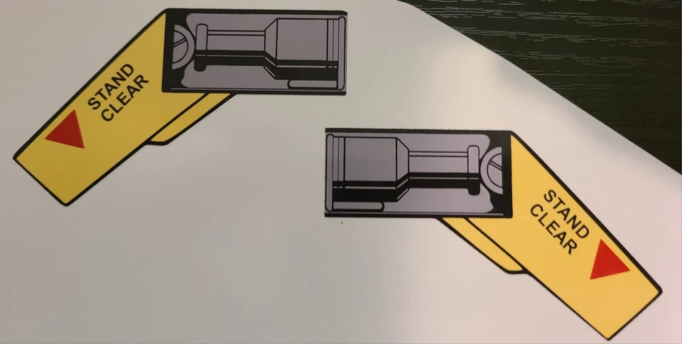 MIGHTY TONKA LOADER STAND CLEAR DECAL SET VINYL DECAL peel and stick  - Image 1 of 1