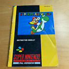 Super Nintendo SNES Instruction Manual - Super Mario World
