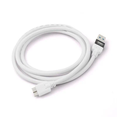 Micro USB 3.0 Kabel Datenkabel Ladekabel (USB 3.0 Micro-B) 140 cm weiss - Bild 1 von 2