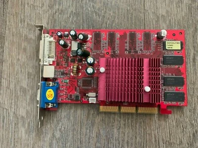 GAINWARD FX5200 V31-00A AGP 128MB DDR G43100ALP0B5 GRAPHICS CARD - Image 1 of 3