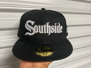 Chicago White Sox MLB Black Southside Fitted Hat - New - Picture 1 of 4