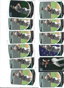 LOT OF 24  NOLAN SANBURN   CARDS ROOKIES  OAKLAND ATHLETICS WHITE SOX