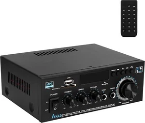 600W bluetooth Stereo Amplifier Amp HIFI Audio Radio 2CH USB AUX FM Car Home - Picture 1 of 20
