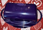 Butterie Flip Top Purple Butter Dish Plastic on The Counter