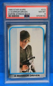 1980 TOPPS STAR WARS ESB # 212 A WARRIOR DRIVEN PSA 8 NM-MT # 97036192 - Picture 1 of 2