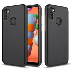 Dual Layered Hybrid Shockproof Case Slim Cover for Samsung Galaxy A11 - Picture 1 of 16