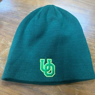 Oregon Ducks Green Adult OSFA Beanie Brand New w/ Tags winter hat cap toboggan  - Image 1 of 2