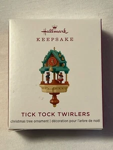 Hallmark Keepsake 2019 "Tick Tock Twirlers" Mini Ornament ~ Neu im Karton - Bild 1 von 3