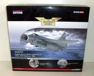 Corgi 1/72 AA32314 English Electric BAC Lightning F6 5sqn RAF Binbrook 84 - Imagen 1 de 2