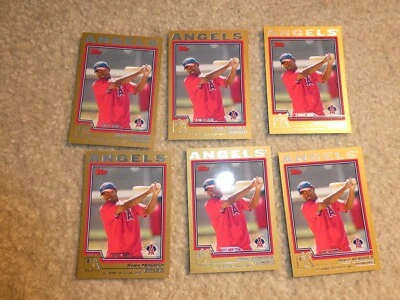Lot of 6 2004 Topps Traded Gold Parallel #d Howie Kendrick Rookie Cards #T154 - Image 1 of 2