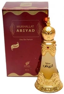 AFNAN MUKHALLAT ABIYAD PERFUME OIL FOR MEN & WOMEN WITH FREE SHIPPING - 20 ML - Picture 1 of 1