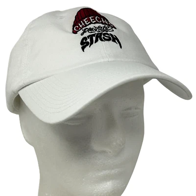 Cheech's Private Stash Dad Hat Baseball Cap Cannabis Pot Marijuana Weed White - Image 1 of 4