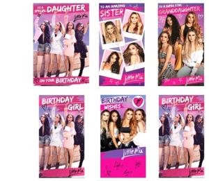 Official LITTLE MIX Happy Birthday Card ~Daughter~Sister~Niece~Grand~General NEW - Picture 1 of 10