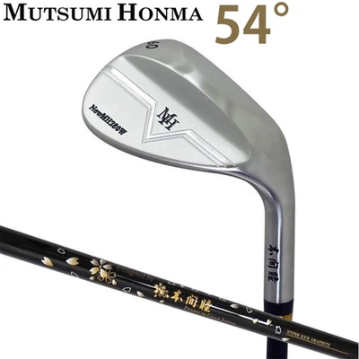 MUTSUMI HONMA MH280W Iron Wedge 54° SR Flex Graphite RH Golf Club Japan NEW - Image 1 of 4