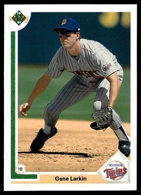 1991 Upper Deck Gene Larkin Minnesota Twins #501 - Image 1 of 2