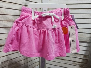 Falda corta Cat Jack para niñas pequeñas talla 2T rosa brillante cordón flexible  - Imagen 1 de 8