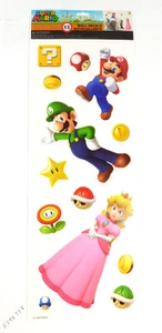 2020 Nintendo Super Mario Wall Decals Autocollants 13-decals. - Picture 1 of 4