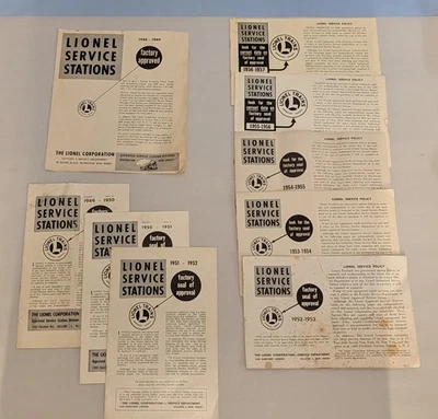 MANUALES DE ESTACIÓN DE SERVICIO ORIGINAL DE POSGUERRA LIONEL (TK712)...TK Foto 1 de 4