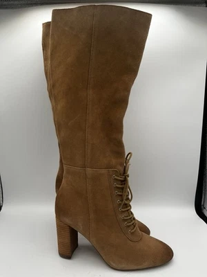 Botas para mujer Charles By Charles David con cordones, gamuza, talla 8M, tostadas Foto 1 de 4