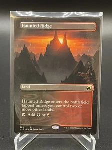 Haunted Ridge MTG Card - Innistrad: Magic Hunt 282 - Borderless - Land - Picture 1 of 2