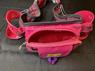 Cinto de hidratação Nathan cintura ajustável corrida caminhada rosa-ver descrição - Imagem 1 de 3
