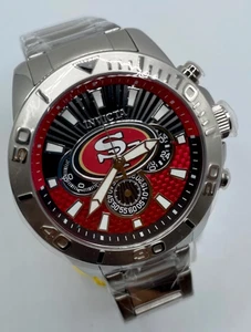 Reloj cronógrafo de cuarzo para hombre Invicta NFL San Francisco 49ers GMT 45 mm (47935) - Imagen 1 de 14