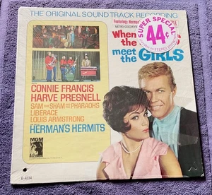 Connie Francis Herman's Hermits 1965 MGM Mono LP "When The Boys Meet The Girls" - Picture 1 of 13