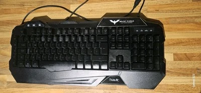 Havit HV-KB558CM Gaming Keyboard Rainbow Backlit USB Magic Eagle Multi-function - Image 1 of 4