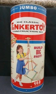 The Classic Tinkertoy Jumbo Construction Set - Picture 1 of 7