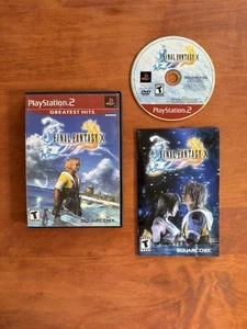 Final Fantasy X (PlayStation 2, PS2) Excelente CIB Completo con Tarjeta Reg y Probado - Imagen 1 de 7