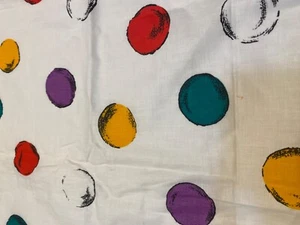 Polka Dot Fabric 33” x 58” W Novelty Cotton Sewing Quilt Multicolor - Picture 1 of 1