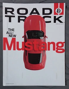 ROAD & TRACK CAR MAGAZINE 2014 FEBRUARY MUSTANG FORD NASCAR SUV - Picture 1 of 1
